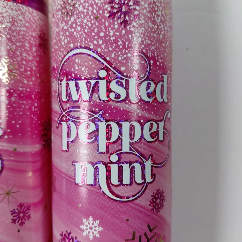 Lot Of 2 Twisted Peppermint Fine Fragrance Mist 8 oz Bath & Body Works